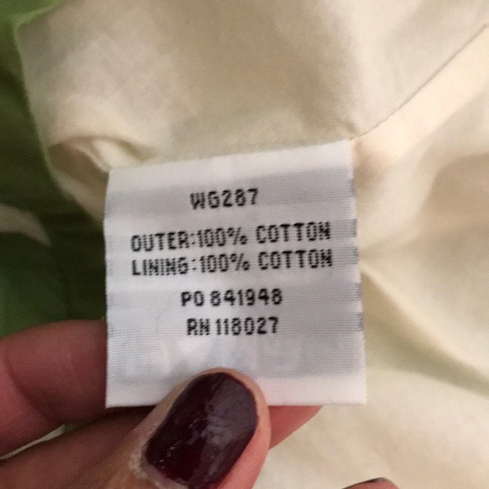 Boden Green Polka Dots Pleated A Line Skirt - Picture 6 of 6